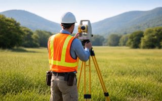 geometre-equipement-terrain-colline-ciel