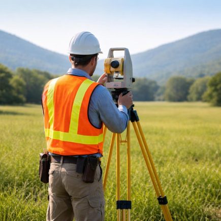 geometre-equipement-terrain-colline-ciel