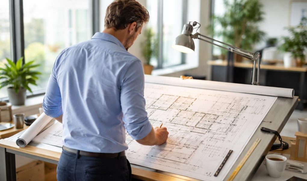 architecte-plans-table-bureau-moderne