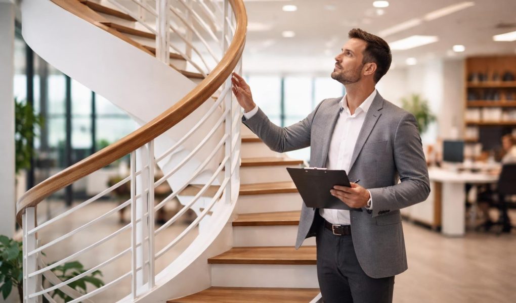 bureau-moderne-escalier-colimacon-professionnel