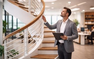 bureau-moderne-escalier-colimacon-professionnel