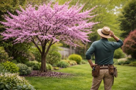 arbre-judee-fleurs-jardinier-jardin