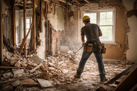 interieur-demolition-ouvrier-casque-debris